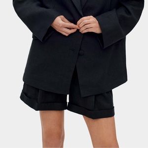 NWOT Sleeper Black Linen Shorts (Turkey) Dynasty M